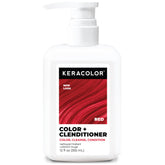 KERACOLOR front bottle showing red clenditioner benefits shine