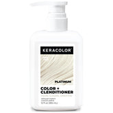 KERACOLOR front packaging of Clenditioner platinum shows product and benefits