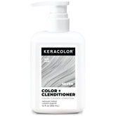 KERACOLOR front bottle showing silver clenditioner and easy application benefit