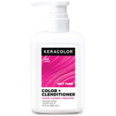KERACOLOR front packaging showing hot pink bottle and product benefit