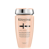 KÉRASTASE front bottle view showing Curl Manifesto shampoo benefits