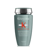 KÉRASTASE front bottle showing Genesis Homme Bain De Masse for fuller hair