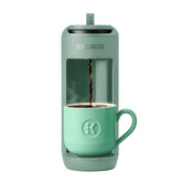 Keurig K-Mini Mate front view showing compact brewer and its sleek benefit