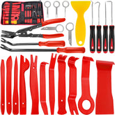 Keze front view of full 24-piece kit showing organized tools and bag, easy portability