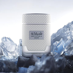 Khadlaj Shiyaaka Snow liquid texture revealing clarity and concentrate strength