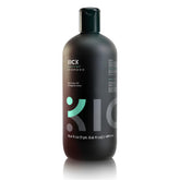 Kick front bottle showing peppermint and tea tree for refreshing cleanse