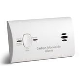 Kidde CO detector front view showing compact design and easy installation benefit