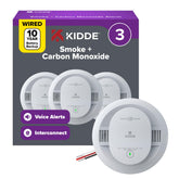 Kidde front view of 30CUA10-V showing combined smoke and CO protection benefit