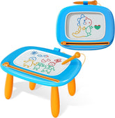 Kikidex front panel showing full light-blue doodle surface and clear lines