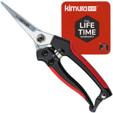 Kimura front view of pruning scissors showing full tool and balance benefit