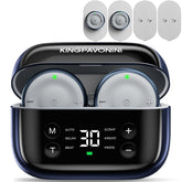KingPavonini U13 front view showing compact dual stimulators and minimalist design for portable relief