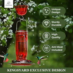 Kingsyard wide mouth top view showing large opening for fast refills and simple washing benefit