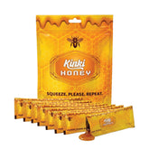 Kinki front packaging showing box and eight sachets for easy portability