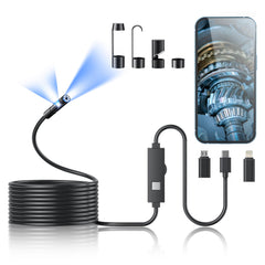 Kinpthy front packaging showing complete endoscope kit benefits portability
