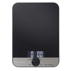 KitchenAid front view glass scale with backlit display for easy reading