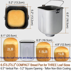 KITCHENARM three loaves illustrating dark medium light crust options for variety
