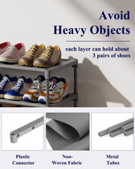 Kitsure shoe rack in entryway keeping shoes organized and easy to access