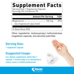 Klean Athlete capsule close-up revealing vegetarian capsule and easy swallowing benefit