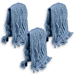 KLEEN HANDLER front packaging view showing three mop heads and brand for easy replacement