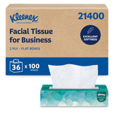 Kleenex box front displaying brand and clean presentation benefit