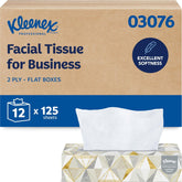 Kleenex professional front box showing neat placement and quick access