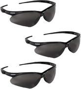 KLEENGUARD Nemesis front view showing sleek frame and smoke lenses for sun protection
