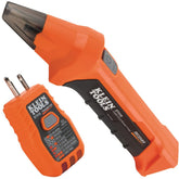 Klein Tools ET310 front view showing transmitter and receiver for quick breaker locating