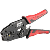 Klein Tools 3005CR front view showing ratcheting crimper and grips for reliable performance