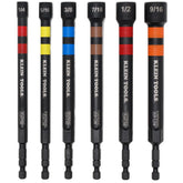 Klein Tools front view of 32940 six-piece set showing sizes and organization benefit