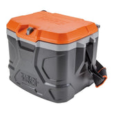 Klein Tools front view showing compact cooler and durable shell benefit: professional-grade protection
