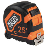 Klein Tools 9225 front view showing compact metal housing and belt clip, durable for jobsites