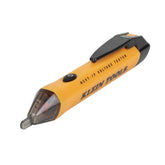 Klein Tools NCVT1P front view showing slim pen shape and power LED for quick checks