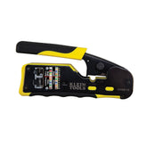 KLEIN TOOLS front overview showing full crimper for fast terminations