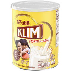 KLIM reconstituted glass of milk demonstrating creamy drinking quality
