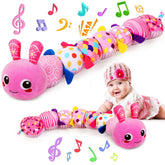 KMUYSL caterpillar front view shows bright colors and inviting segments for early play