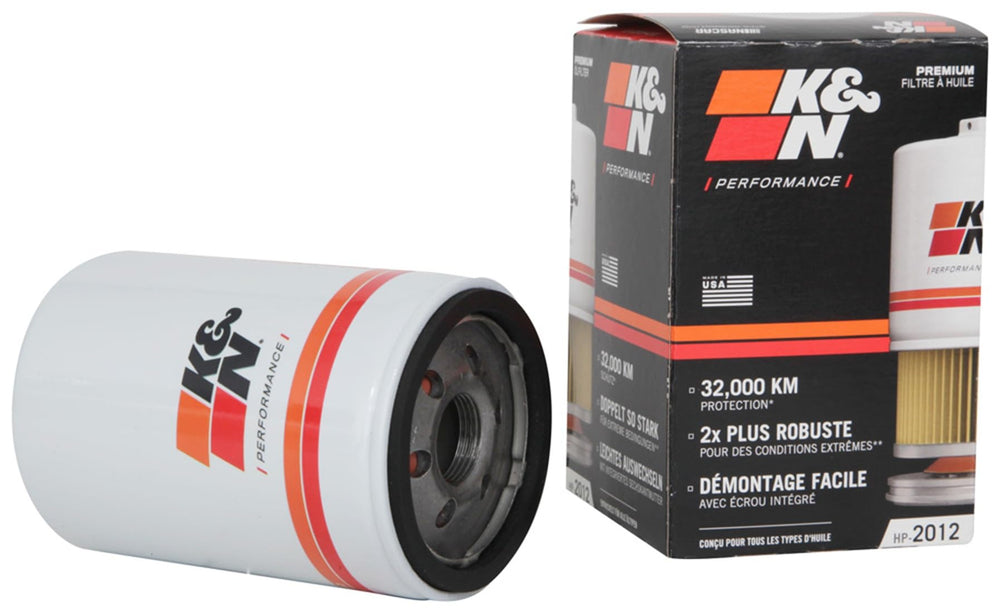 K&N front view showing filter shape and fit for quick identification and reliability