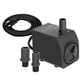 Knifel front view pump showing compact design and quiet operation benefits