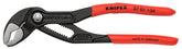 KNIPEX Cobra front view showing compact pliers and benefit of easy handling