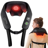 KNQZE front view showing ergonomic neck and shoulder fit for targeted relief