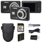 KODAK PIXPRO FZ55 front view showing compact design and easy controls for portability