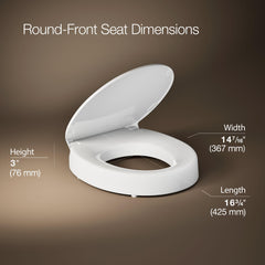 KOHLER Hyten Grip-Tight top-fastening hardware for easy installation