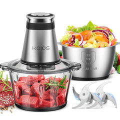 KOIOS front view of food processor showing compact design and controls for quick prep