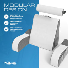 Kölbs close-up of fabric texture and stitching highlighting durability and soft feel