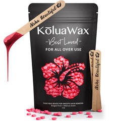 KoluaWax front packaging showing dragon fruit scent and 1lb size, highlights convenience