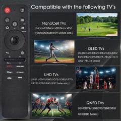 KOOMOER remote open battery compartment image demonstrating simple AAA replacement