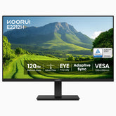 KOORUI E2212H front view showing slim bezels and clear FHD image quality