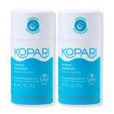 Kopari front packaging showing clear stick and coconut scent benefit