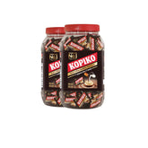Kopiko front packaging showing 2-pack and weight for easy identification and value