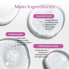Koreana Skin mask worn on model overnight illustrating comfortable fit and hydration benefit
