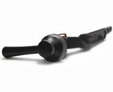 Korky Strongarm front view showing matte black finish and universal fit benefit
